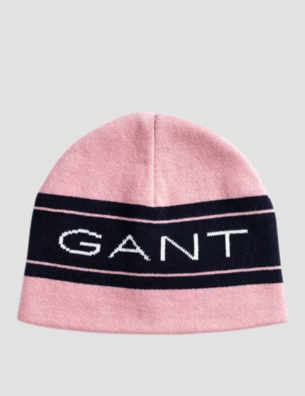 Gant D1. Gant Archive Beanie Hattu Vaaleanpunainen