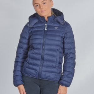 Gant D1. Light Weight Hooded Puffer Takki Sininen