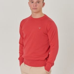 Gant D1. Lt Wt Cotton Crew Neule Punainen