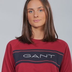 Gant D1. Tb. Gant Archive C Neck Sweat Neule Punainen