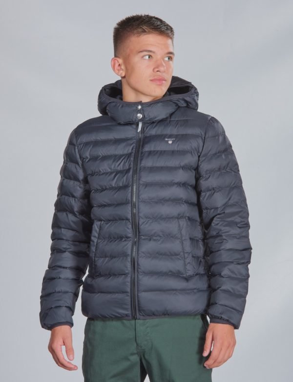 Gant D1. The Light Weight Hooded Puffer Takki Musta