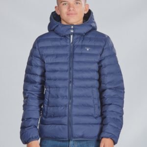 Gant D1. The Light Weight Hooded Puffer Takki Sininen