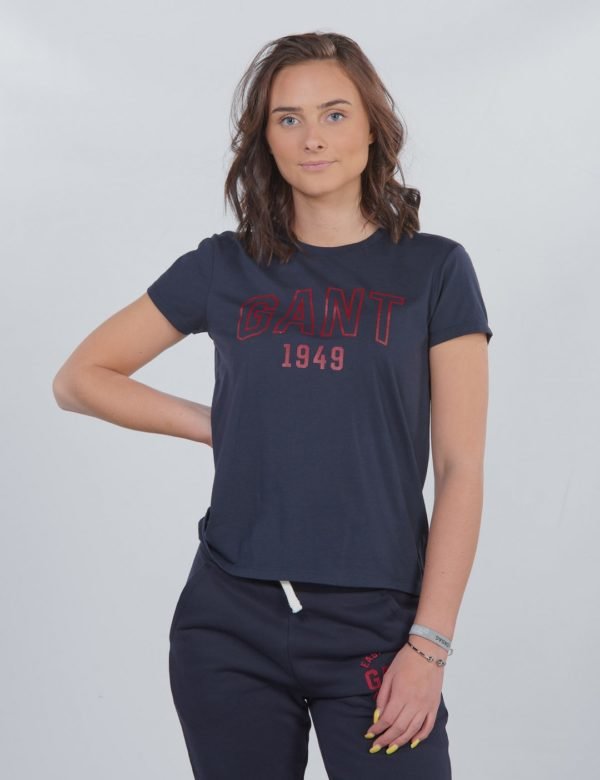 Gant Gant 1949 Ss T Shirt T-Paita Sininen