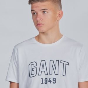 Gant Gant 1949 Ss T Shirt T-Paita Valkoinen