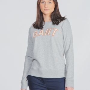 Gant Gant Casual C Neck Sweat Neule Harmaa