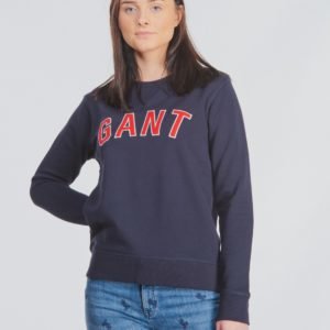 Gant Gant Casual C Neck Sweat Neule Sininen