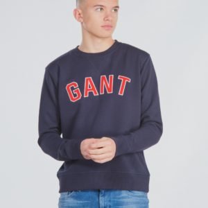 Gant Gant Casual C Neck Sweat Neule Sininen