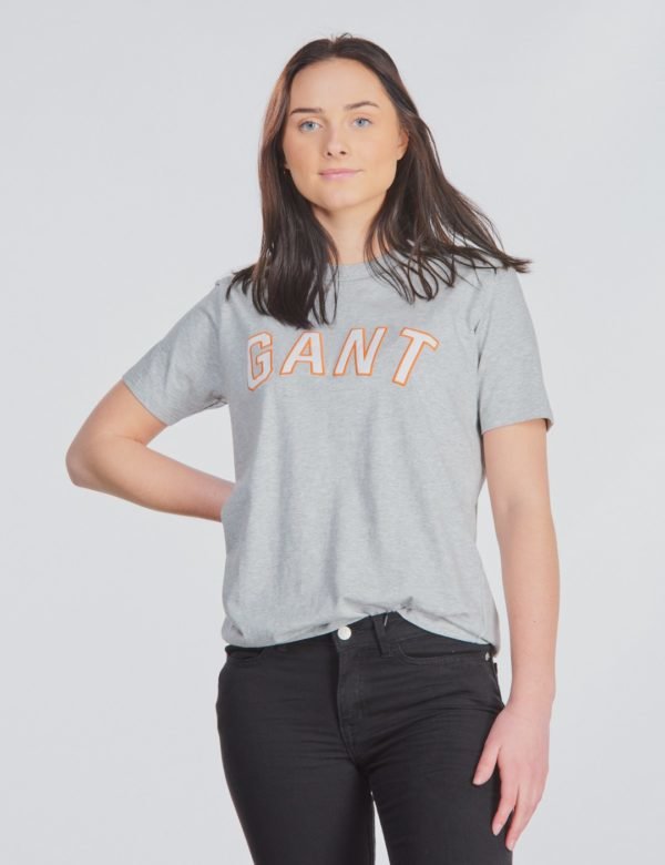 Gant Gant Casual T Shirt T-Paita Harmaa