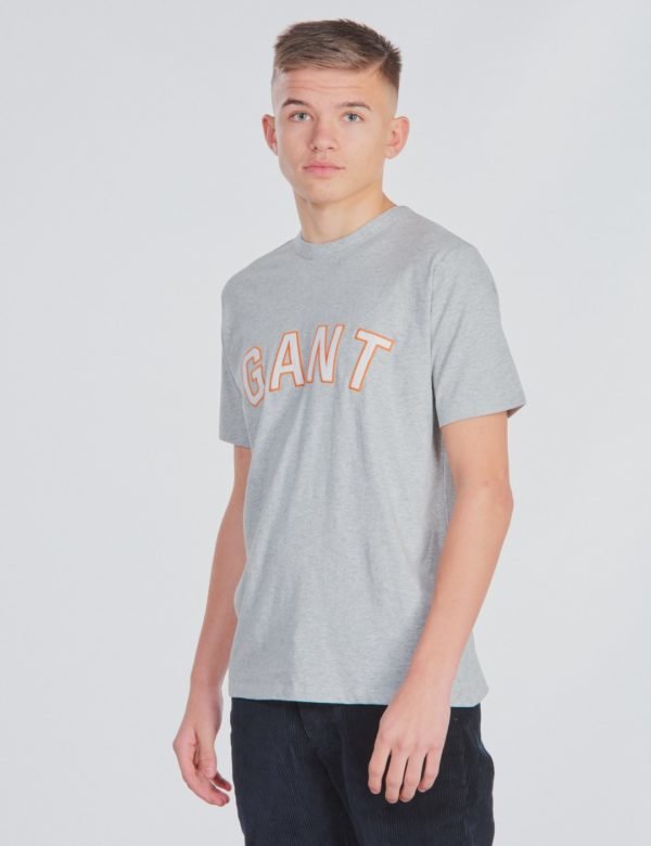 Gant Gant Casual T Shirt T-Paita Harmaa