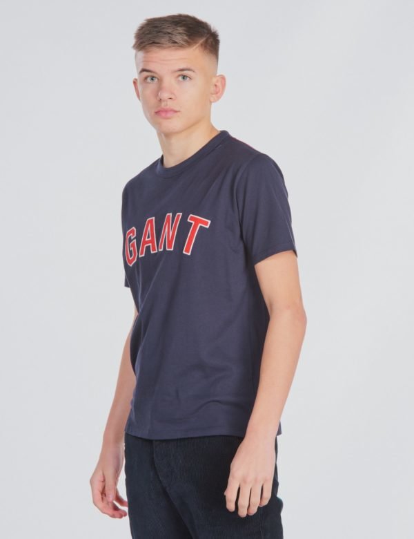 Gant Gant Casual T Shirt T-Paita Sininen