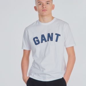 Gant Gant Casual T Shirt T-Paita Valkoinen