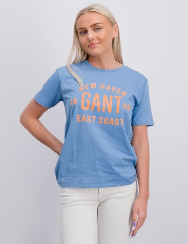 Gant Gant East Coast T Shirt T-Paita Sininen