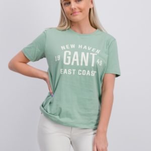 Gant Gant East Coast T Shirt T-Paita Vihreä