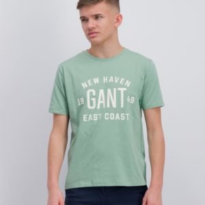 Gant Gant East Coast T Shirt T-Paita Vihreä