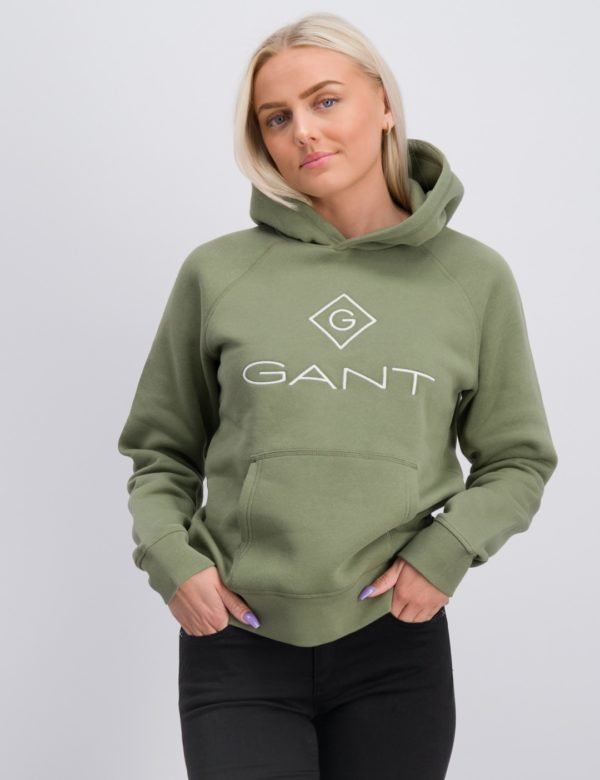 Gant Gant Lock Up Sweat Hoodie Huppari Vihreä