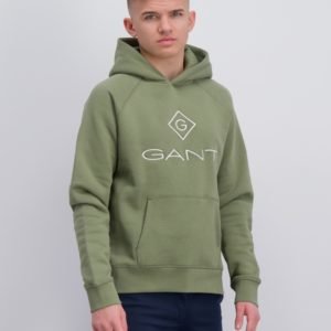 Gant Gant Lock Up Sweat Hoodie Huppari Vihreä