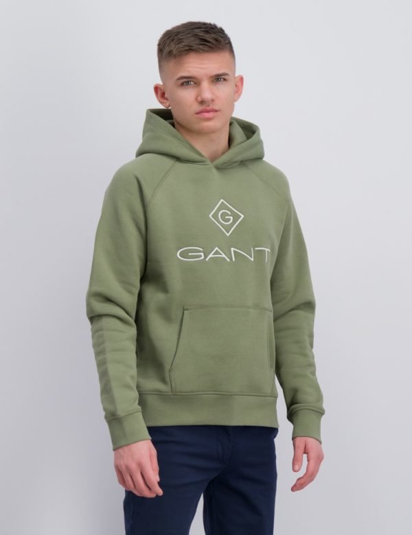 Gant Gant Lock Up Sweat Hoodie Huppari Vihreä