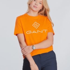 Gant Gant Lock Up T Shirt T-Paita Oranssi