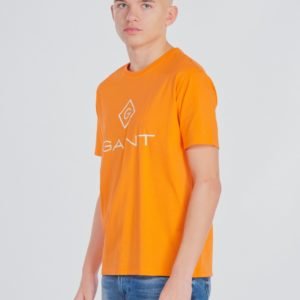 Gant Gant Lock Up T Shirt T-Paita Oranssi