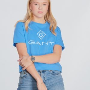 Gant Gant Lock Up T Shirt T-Paita Sininen