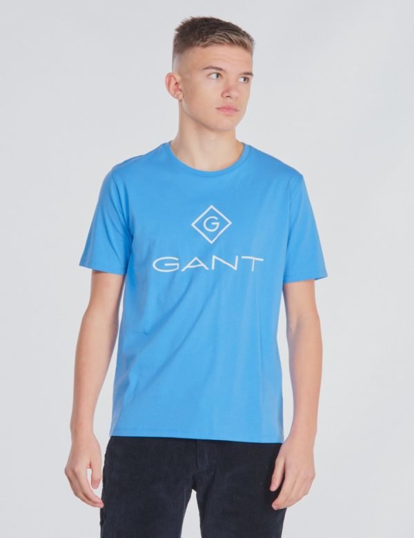Gant Gant Lock Up T Shirt T-Paita Sininen