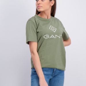 Gant Gant Lock Up T Shirt T-Paita Vihreä