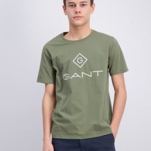 Gant Gant Lock Up T Shirt T-Paita Vihreä