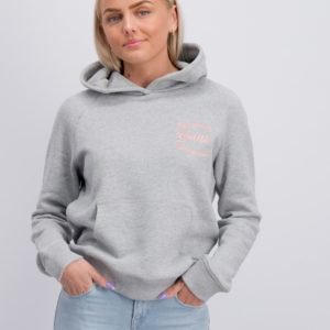 Gant Gant Script Logo Hoodie Neule Harmaa