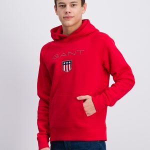 Gant Gant Shield Sweat Hoodie Huppari Punainen