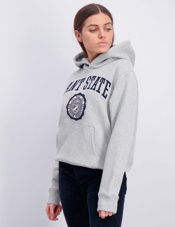 Gant Gant Varsity Sweat Hoodie Huppari Harmaa