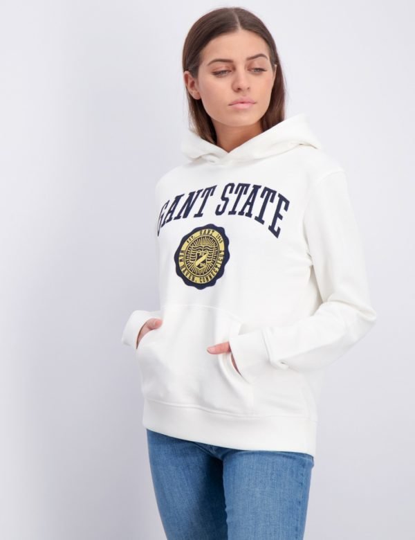 Gant Gant Varsity Sweat Hoodie Huppari Valkoinen