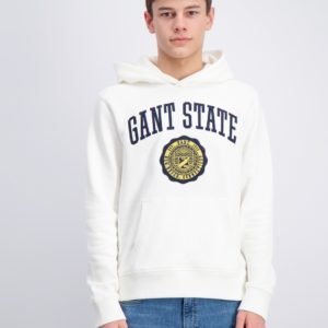 Gant Gant Varsity Sweat Hoodie Huppari Valkoinen