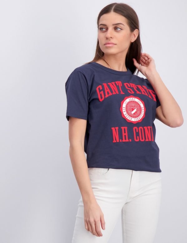 Gant Gant Varsity T Shirt T-Paita Sininen