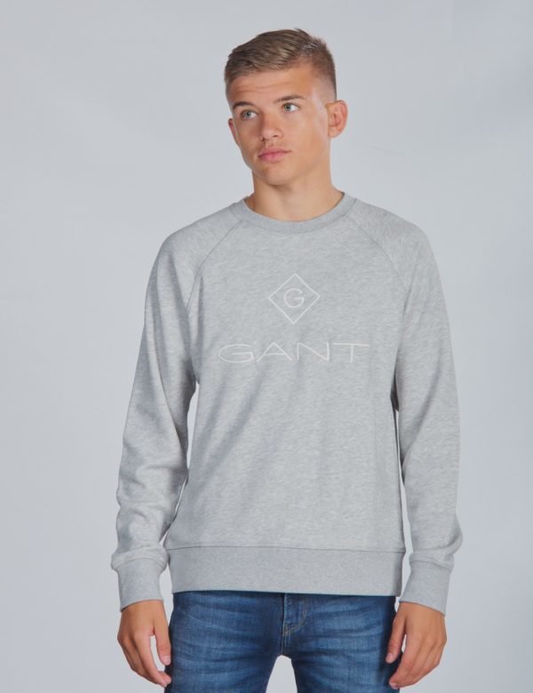 Gant Lock Up Crewneck Neule Harmaa