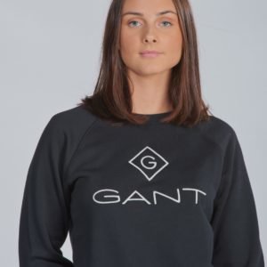 Gant Lock Up Crewneck Neule Musta