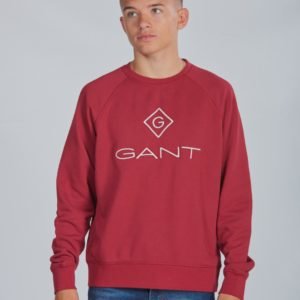 Gant Lock Up Crewneck Neule Punainen