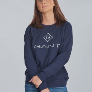 Gant Lock Up Crewneck Neule Sininen