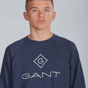 Gant Lock Up Crewneck Neule Sininen