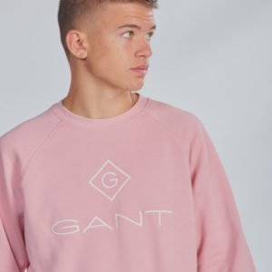 Gant Lock Up Crewneck Neule Vaaleanpunainen