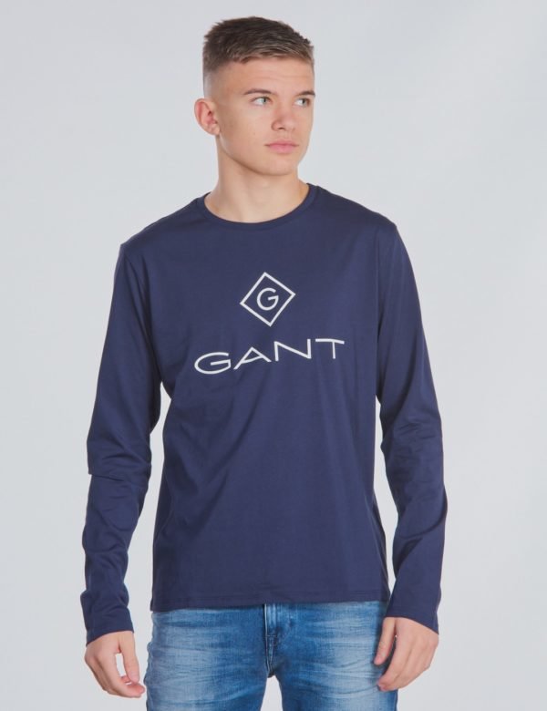 Gant Lock Up Long Sleeve Paita Sininen