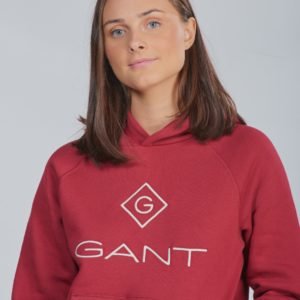 Gant Lock Up Sweat Hoodie Huppari Punainen