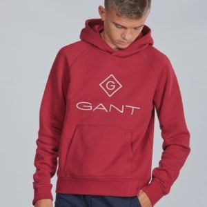 Gant Lock Up Sweat Hoodie Huppari Punainen