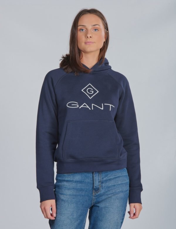 Gant Lock Up Sweat Hoodie Huppari Sininen