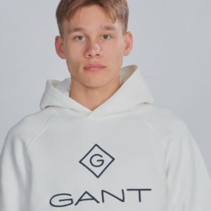 Gant Lock Up Sweat Hoodie Huppari Valkoinen