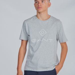 Gant Lock Up T Shirt T-Paita Harmaa