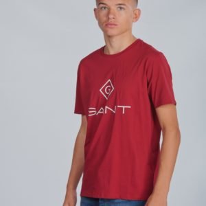 Gant Lock Up T Shirt T-Paita Punainen