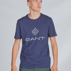 Gant Lock Up T Shirt T-Paita Sininen