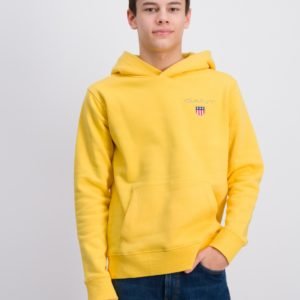 Gant Medium Shield Sweat Hoodie Huppari Keltainen