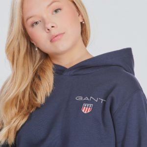 Gant Medium Shield Sweat Hoodie Huppari Sininen