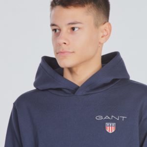 Gant Medium Shield Sweat Hoodie Huppari Sininen